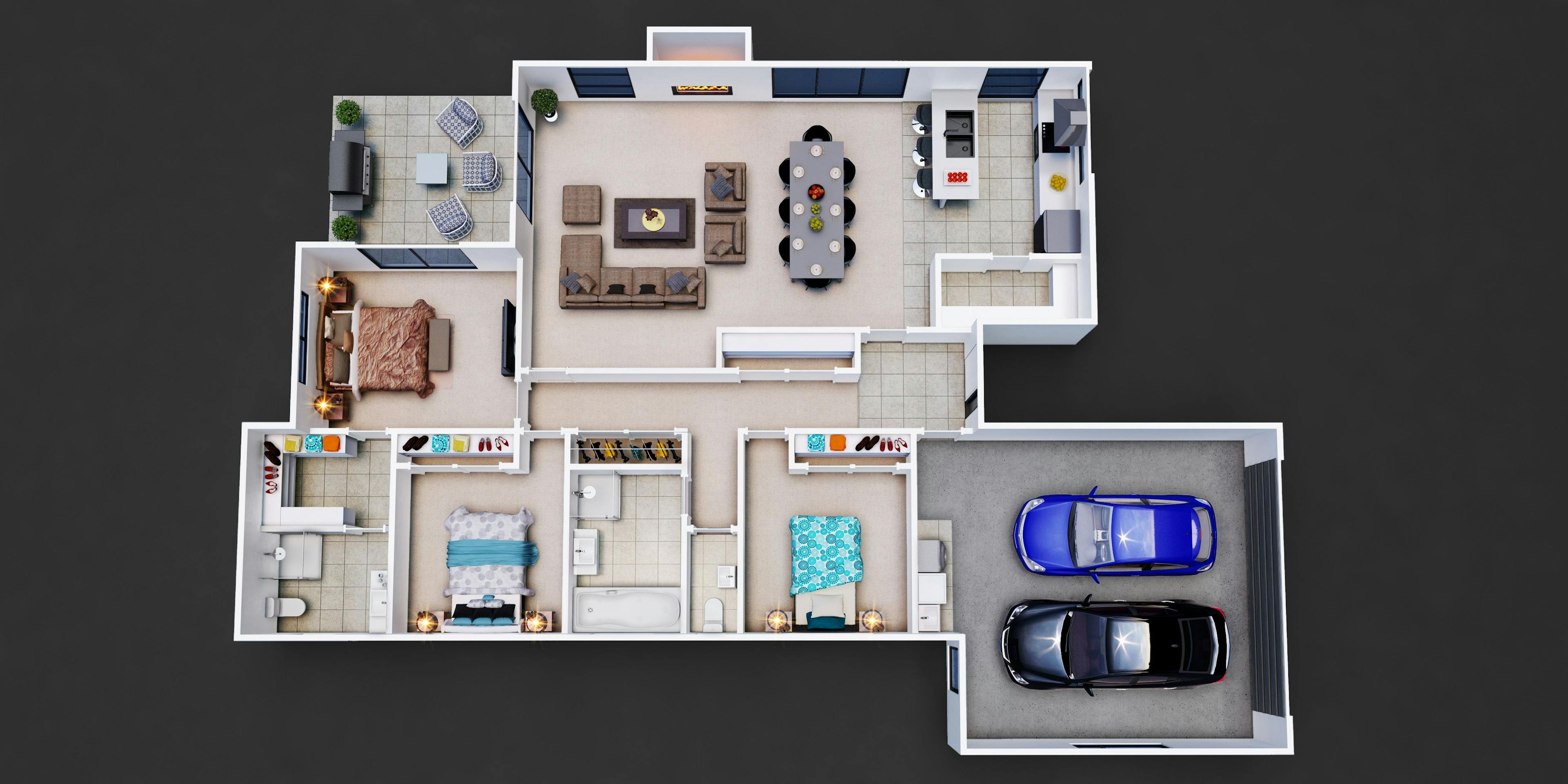 LHS86 DDN222 3D Floor Plan 2