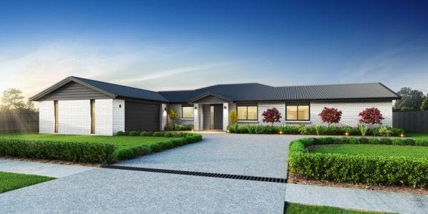 Latitude Homes Taranaki House Plan NZ283 Front 2