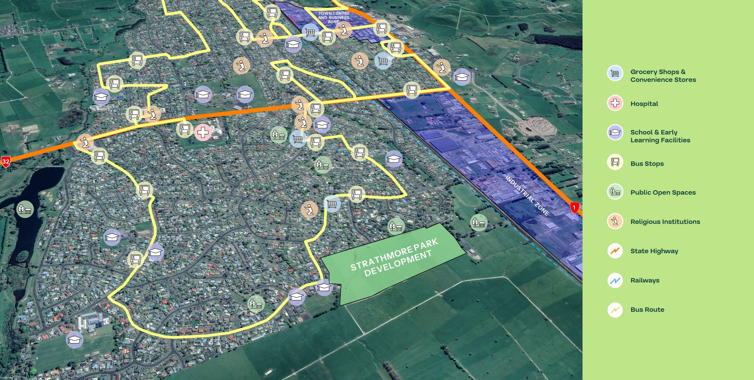 Strathmore Location Map v4